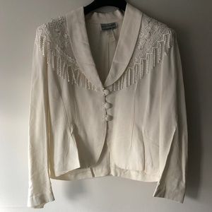 Vintage White Blazer